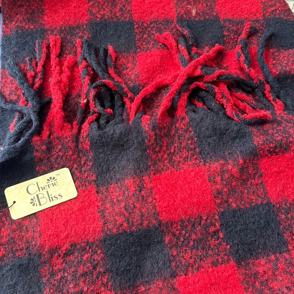 Large Wide Plaid Scarf - Picture 1 of 1